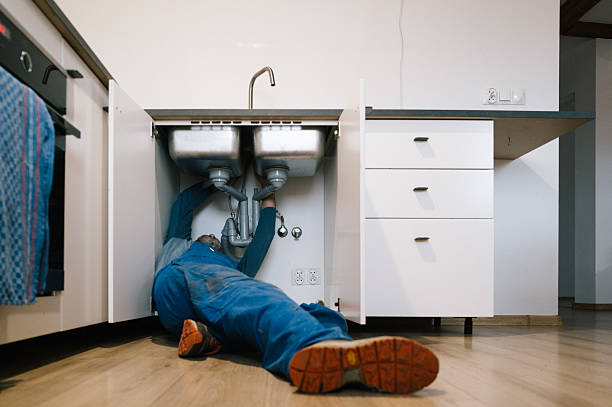 Professional Leak Detection technician working in Lake Delton, WI